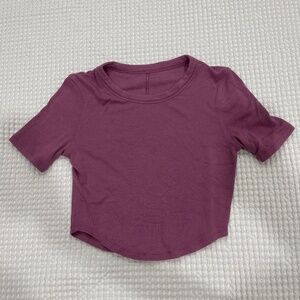 Lululemon ribbed cropped shirt discontinued